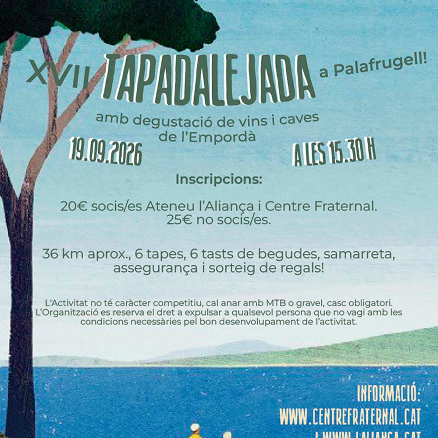 Arriba una nova edició de la Tapadalejada a Palafrugell: esport i gastronomia en 34 km episode artwork
