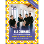 Els Cremats celebren 30 anys amb un concert especial a Flors i Violes de Palafrugell