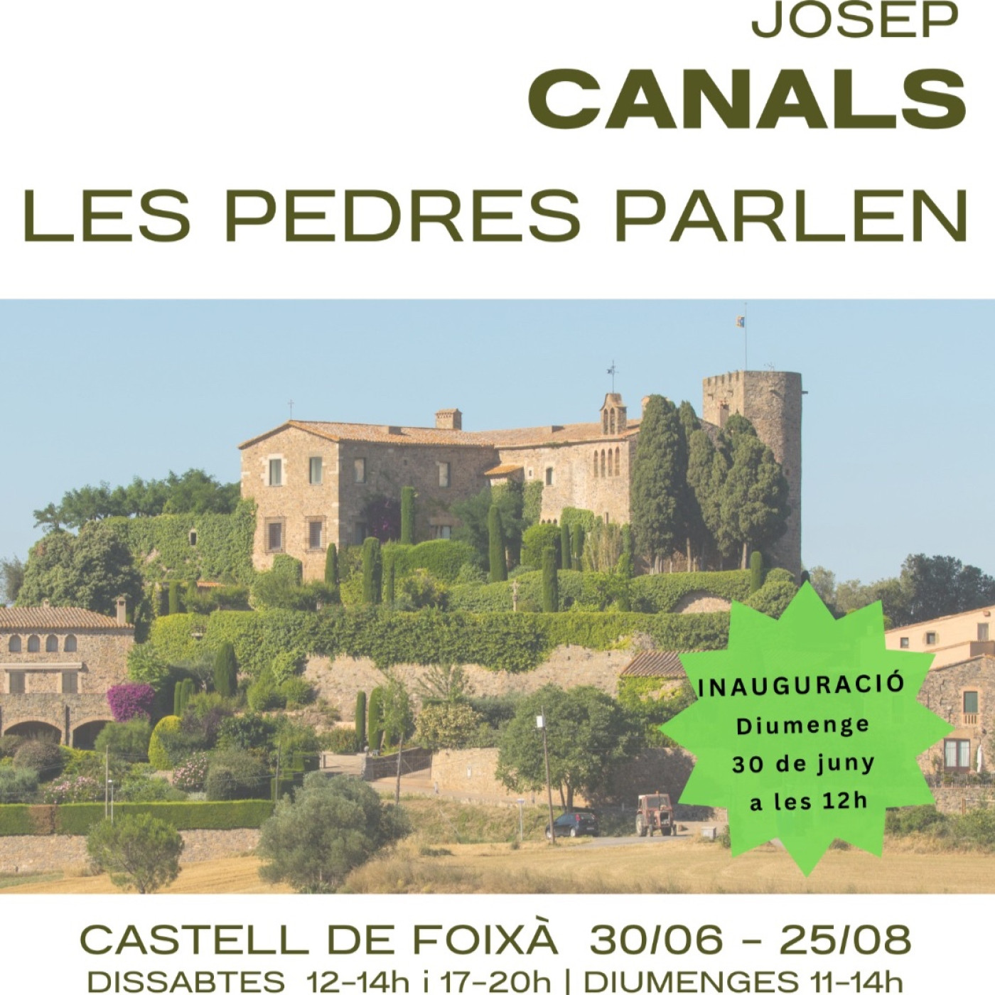 Josep Canals inaugura l’exposició escultòrica “Les pedres parlen” al Castell de Foixà episode artwork
