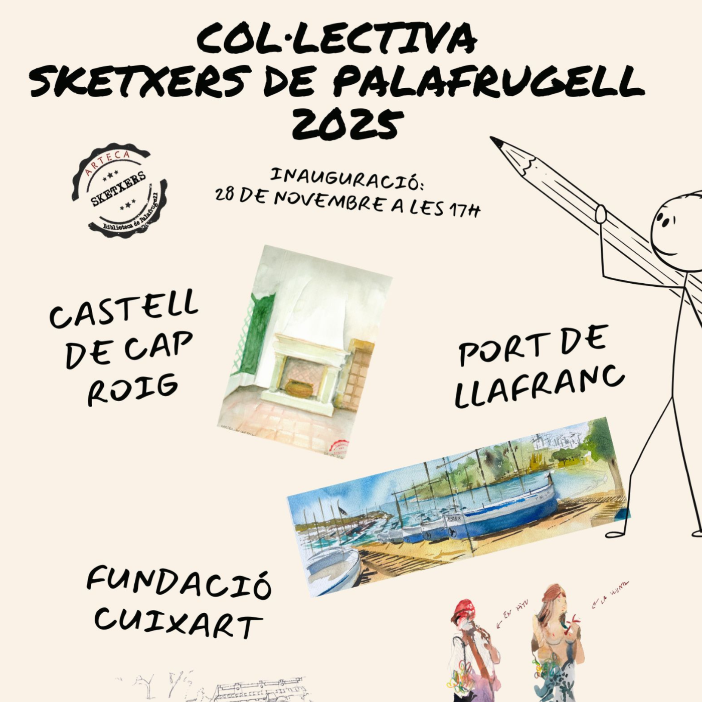 La Biblioteca de Palafrugell presenta l’exposició dels Sketchers fins al 15 de gener episode artwork