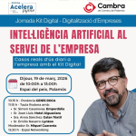 La Cambra de Comerç de Palamós impulsa una jornada sobre intel·ligència artificial amb Genís Roca